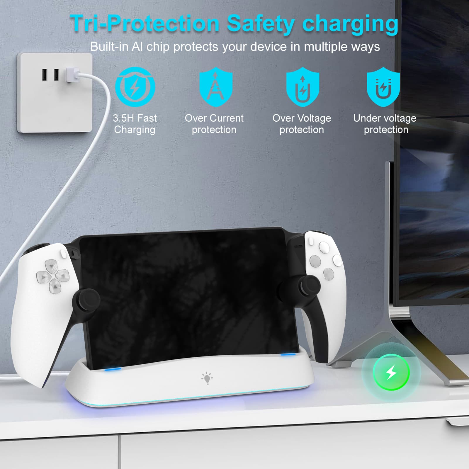 PlayStation Portal Charging Dock PS5 Portal Streaming Console Dock HC-P3711