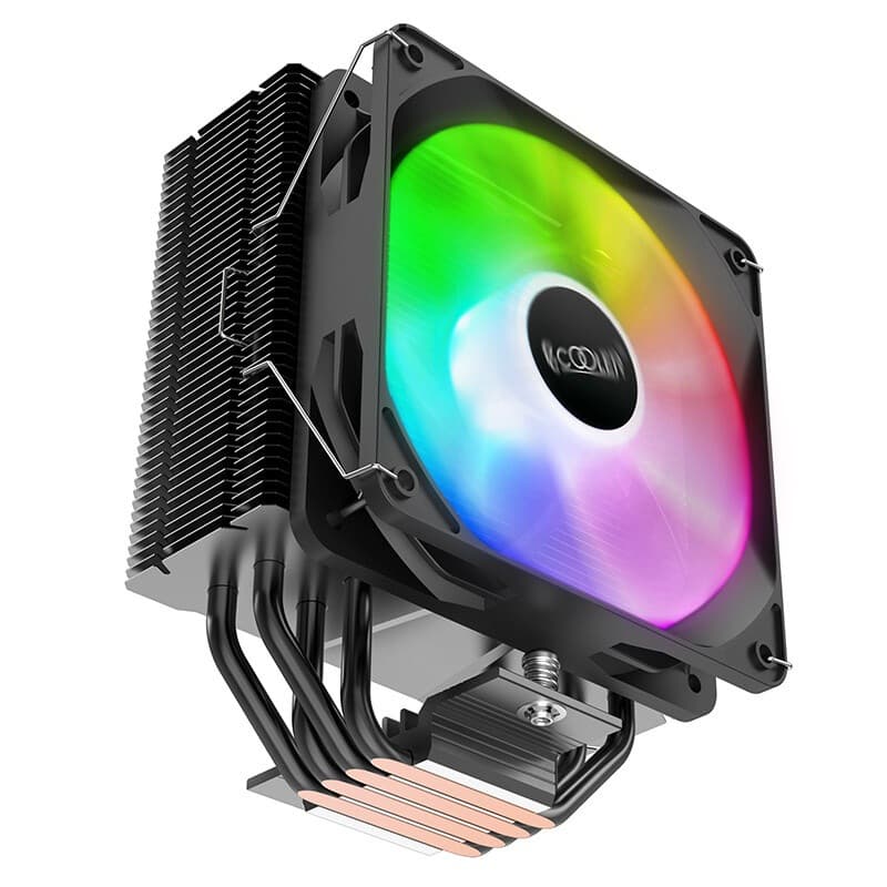 PCCOOLER Donghai R4000 ARGB Desktop CPU Cooler 1700/AM4 Platform / 4 Heat Pipes