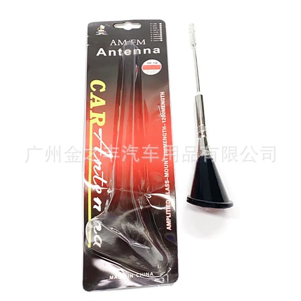 Universal Roof Antenna Base Modification Decoration, Silver Long and Short Car Antenna Without Signal, Cross-Border