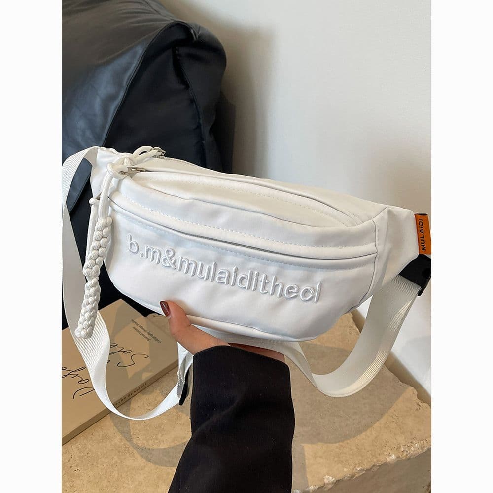 Portable Crossbody Chest Bag for Women, New Fashion Single Shoulder Bag, Dumpling Bag, Sporty Trendy Versatile Popular Waist Bag
