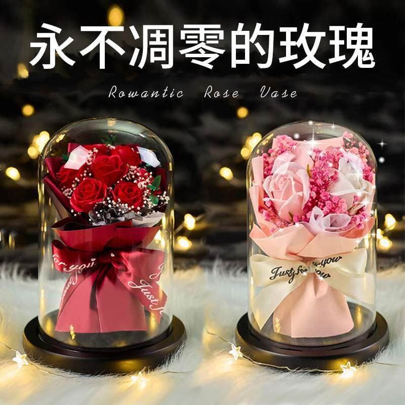 Birthday Gift for Women, Girlfriend, Wife, Anniversary Preserved Flower Gift, Premium Romantic Rose Bouquet