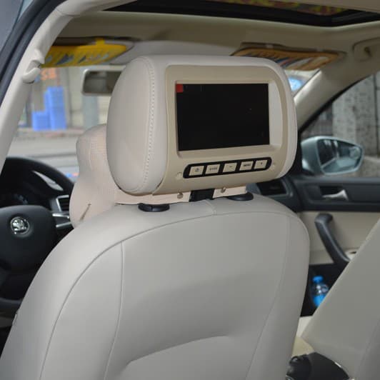 7-inch Car Headrest AV Screen Monitor Rear Seat Dual Video Display LCD Screen