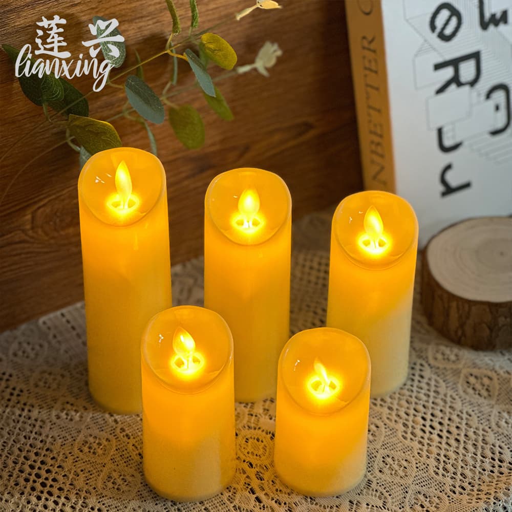 Cross-Border Hot-Selling Electronic Candles, Simulated Candles, Birthday Romantic Candles, Stage Wedding Script-Killing Night Lights