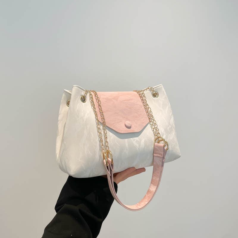 2025 New Fashion Commuting Large Capacity Bag Women’s Popular Casual Chain Shoulder Crossbody Bag Personalized Small Square Bag