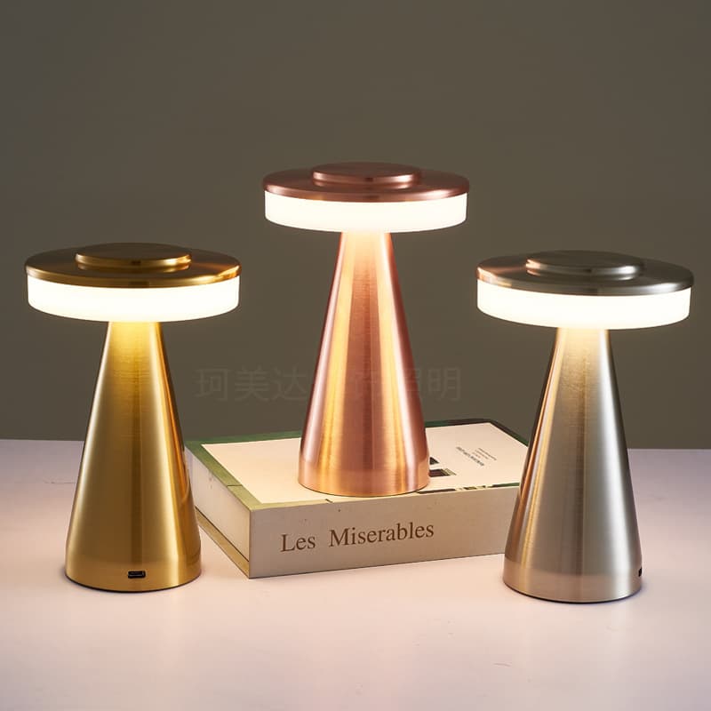 Cross-border I-beam Charging Pub Bar Table Lamp, Bedroom Dining Room Night Light, Touch-Controlled Retro Simple Decorative Ambiance Light