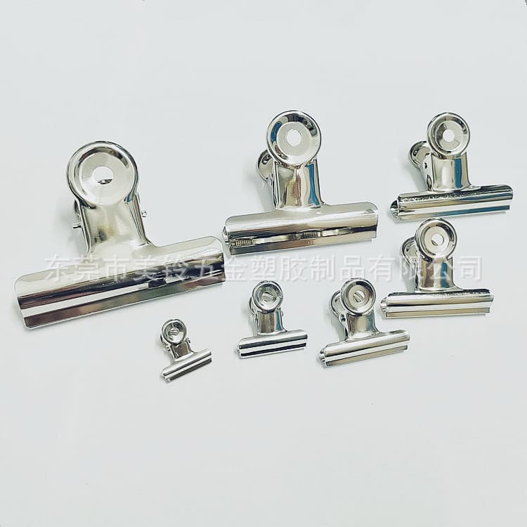 Manufacturer's spot 22-85mm socket nails are beautiful/double-light material iron elastic strong clip good round clip ticket clip