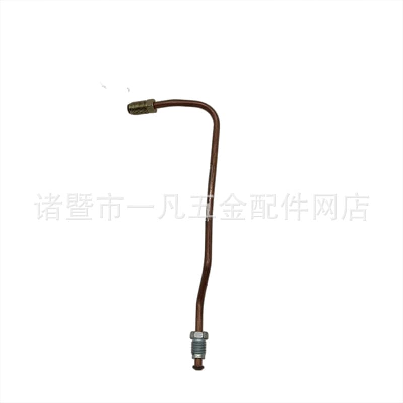 Engineering machinery engine high pressure fuel pipe 4HK1 copper injector oil pipe excavator fuel delivery pipe accessories