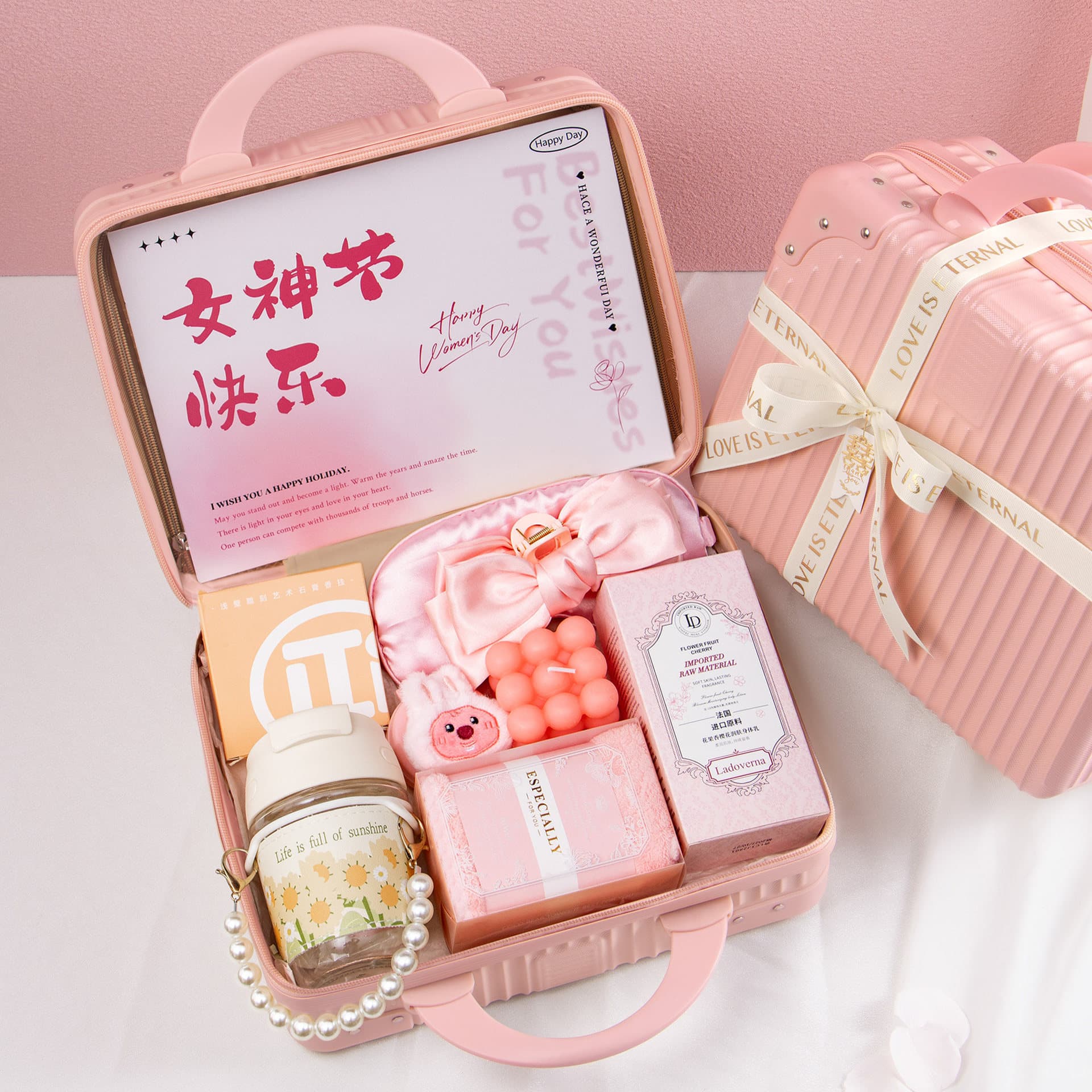 38 Women's Day Gift for Bridesmaids, High-End Practical Niche Suitcase, March 8th Women's Day Gift