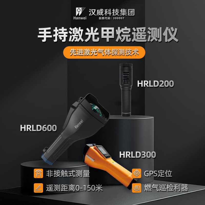 Hanwei HRLD600 laser methane telemeter gas and natural gas station inspection instrument handheld leak test handheld