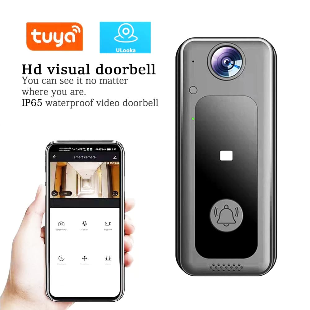 M3 Smart Video Doorbell with Night Vision, High Definition, Tuya Cloud Storage, Wireless Home WiFi Intercom - A Popular Cross-Border Product