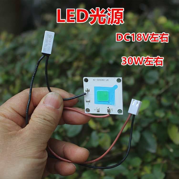 LED light source projector bulb around 30W