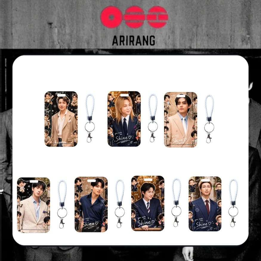BTS 2026 Campus Card Holder Student ID Card Badge Bus Card Work ID Card Meal Card Protective Case