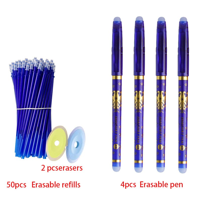 Cross-border erasable pen set rubable and erasable gel pen set rubable and erasable gel pen 0.7m creative stationery for primary school students