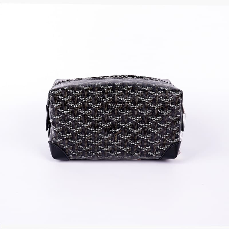 Cross-Border High-End Handheld Toiletry Bag Houndstooth Cosmetic Bag Storage Pouch Printed Zipper Tofu Bag Unisex Letter Bag