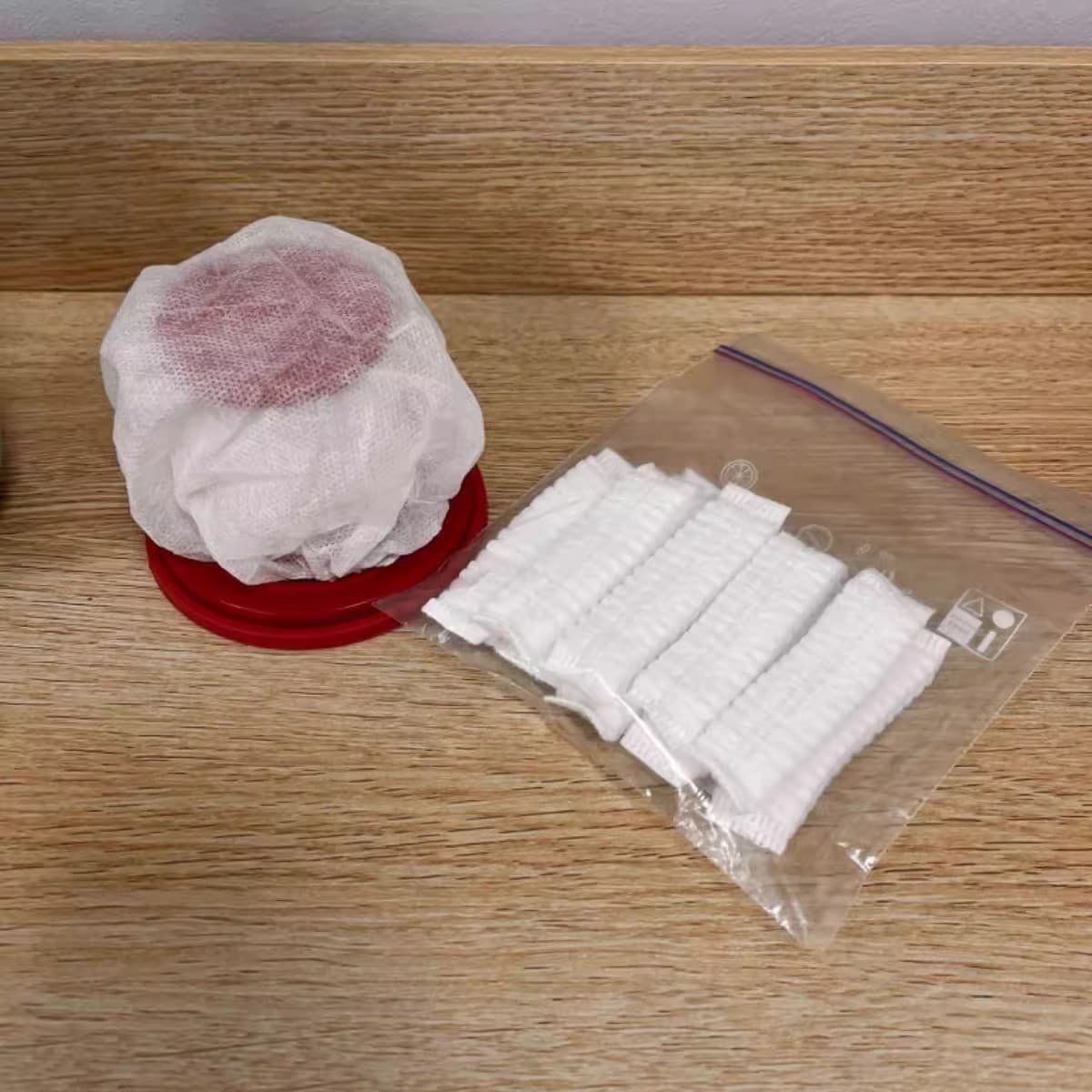 Disposable vacuum cleaner filter element mesh cover non-woven filter element filter mesh belt elastic vacuum cleaner filter element sleeve
