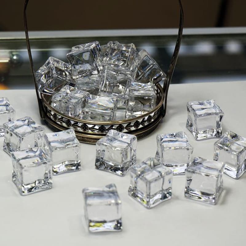 Simulated Ice Cubes Fake Ice Cubes Home Decoration Accessories Office Props Photography Props DIY Accessories Bar