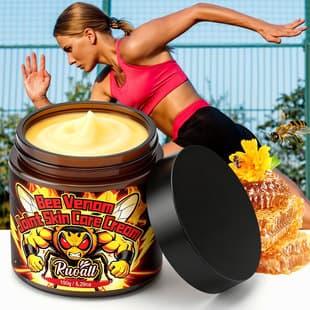 RUOALL Export Exclusive English Packaging 150g Brown Jar Bee Venom Joint Skin Care Cream
