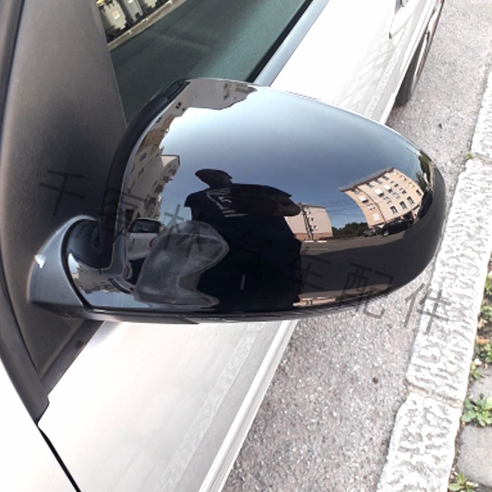 Glossy Black Rearview Mirror Shell Cover for Volkswagen Jetta, Sagitar, Golf 5 MK5 Modification