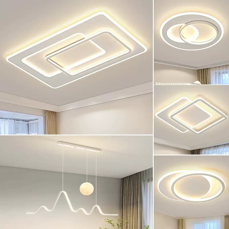 Full spectrum ceiling lamp, living room lamp, hall main lamp, modern minimalist bedroom lamp, whole house Zhongshan lamp, home decoration lighting
