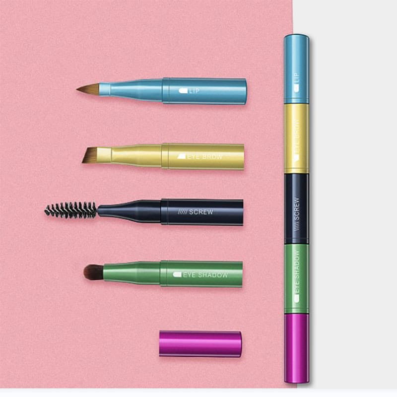 New Beauty Tools, Long-Lasting Features, Multi-Functional Makeup Brushes, Portable Makeup Sweep, Facial Contouring Tool, Four-In-One