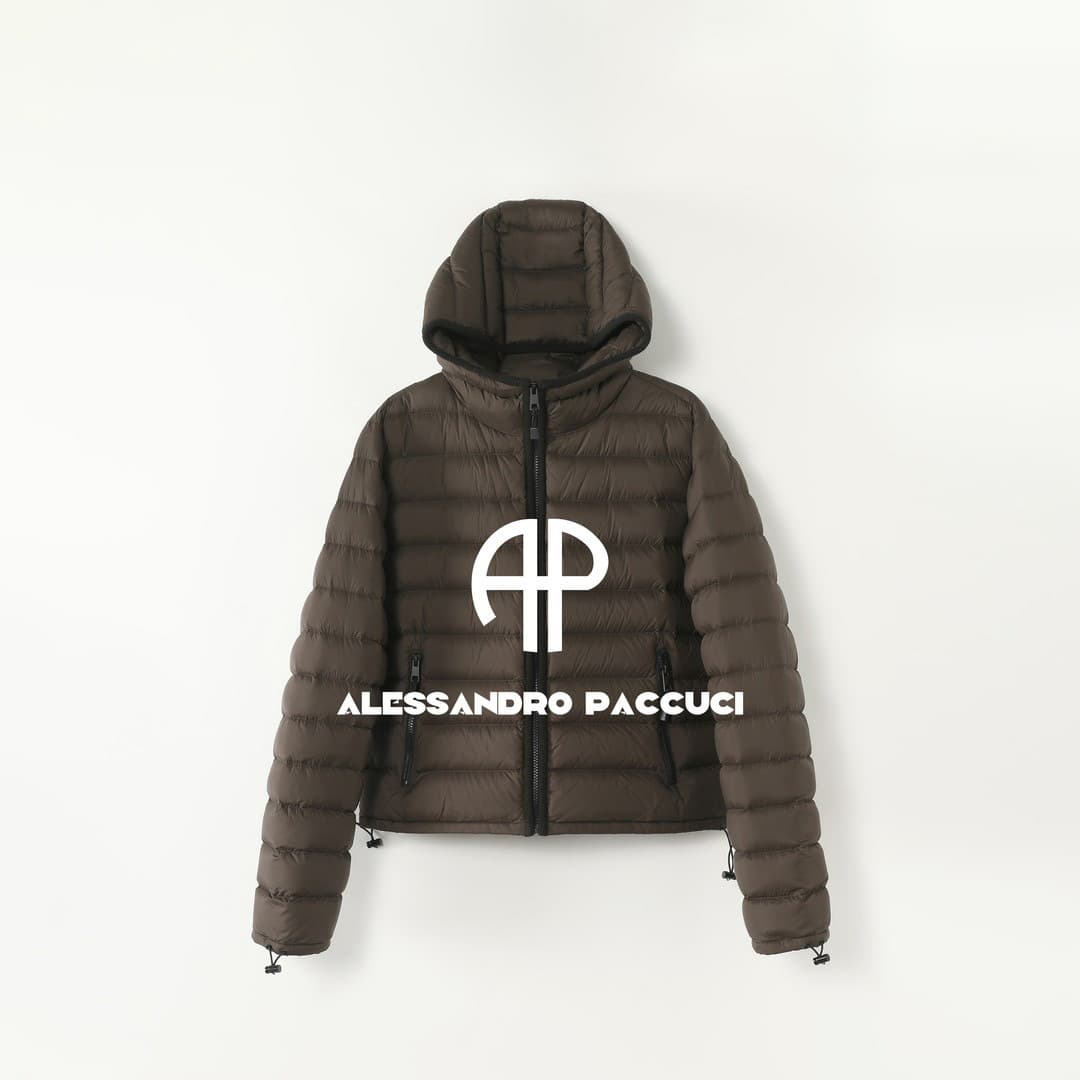 Ap Loco 546Rr [Pork Ribs Duck Down] Black Label Hungarian Imported 95% White Duck Down Hooded Down Jacket / Women's Clothing