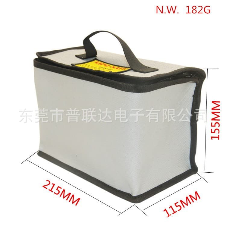 Lithium battery safety bag, aircraft model battery, mobile power supply, starting power supply, fire-proof and explosion-proof storage bag, Mavic