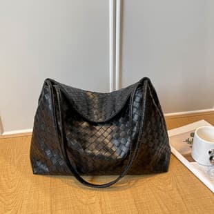 Large Capacity Woven Tote Bag 2026 New Women's Shoulder Underarm Bag Large Capacity Handbag Premium Feel Bag Women