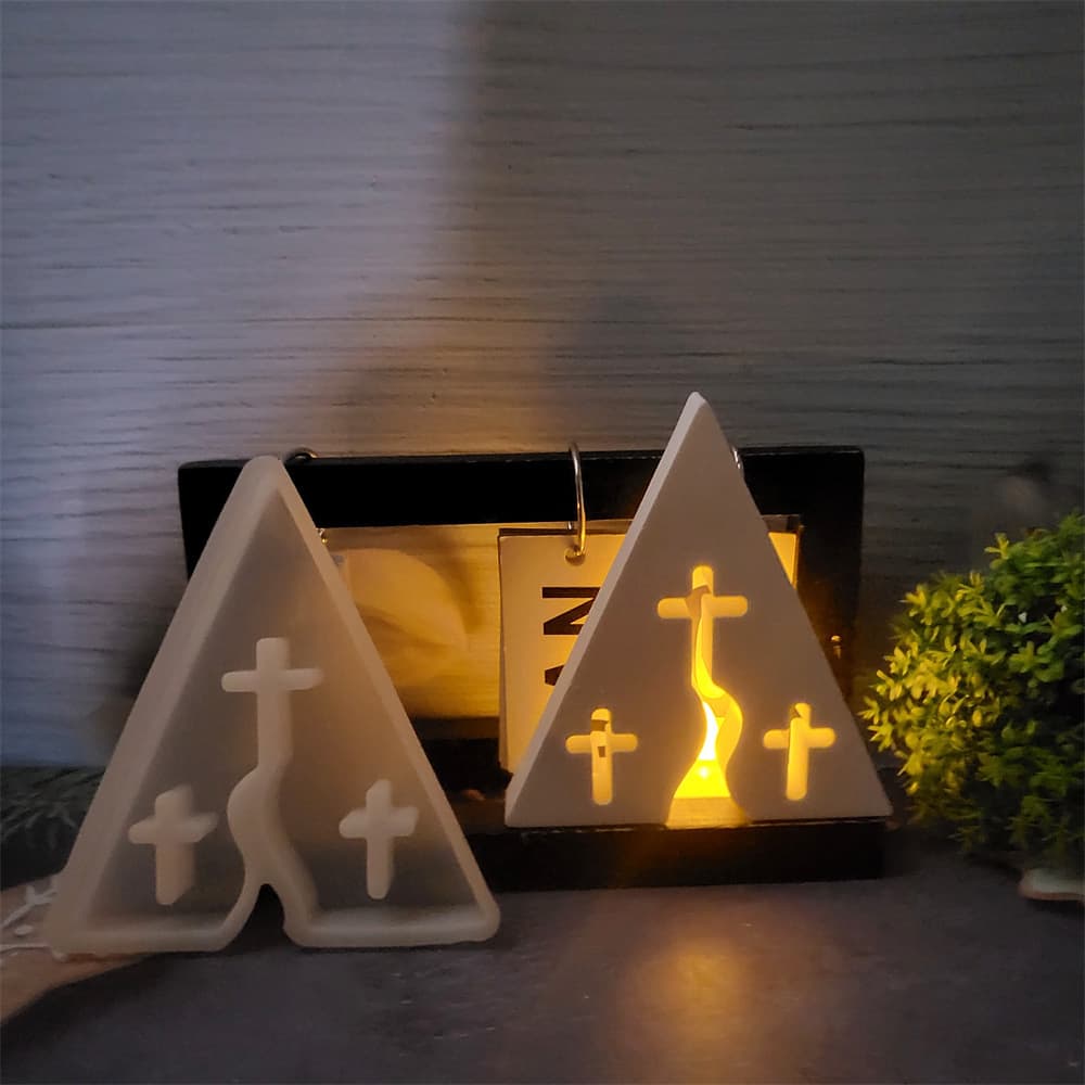 S0730 Wild Crisp Road Desktop Decoration Cement Plaster Mold DIY Silicone Mold