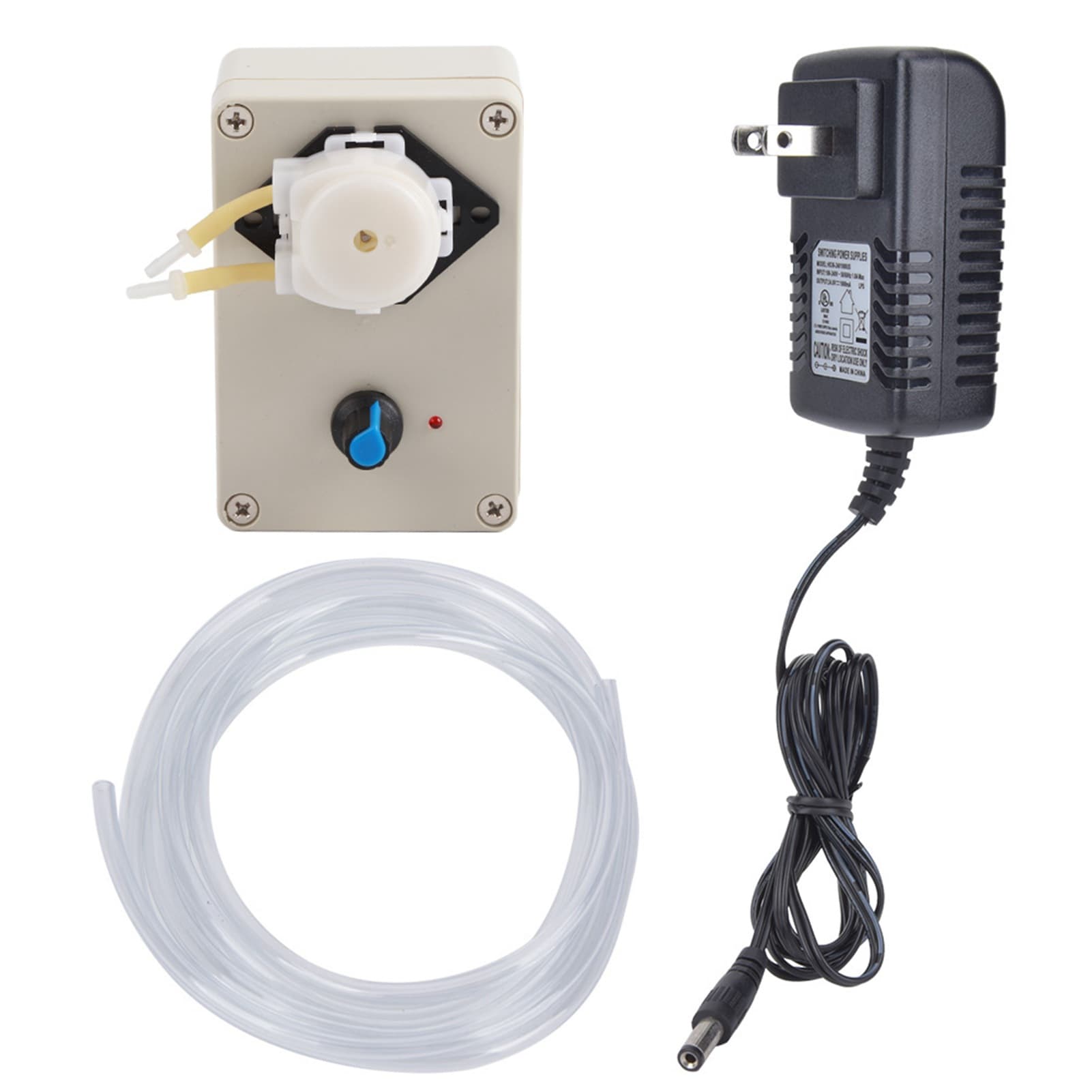 New Electric Peristaltic Pump AB21 Pump Head 12V/24V Silicone Tube Adjustable Speed Dosing Pump Micro Metering Pump
