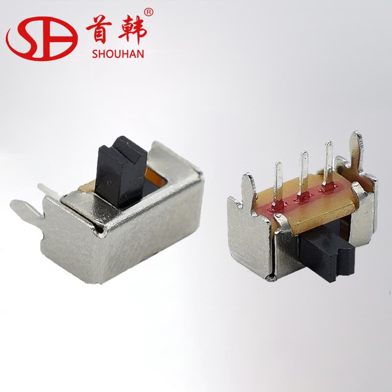 Factory stock 3-pin 2-position switch SK12D07VG4 slide switch sk12d01vg51P2T horizontal toggle