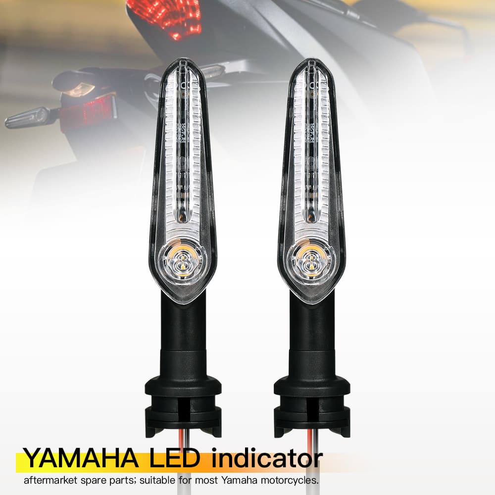 Compatible with Yamaha YZF-R3 R15 AEROX155 Y15ZR NVX155 Aftermarket LED Turn Signal Indicator