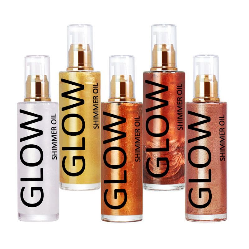 Cross-border Export Makeup, No LOGO, English or Printable, Body Highlighter Liquid, highlighter