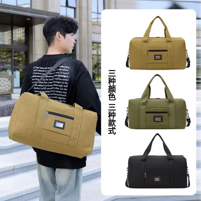 New Fashionable Luggage Bag, Business Trip Handbag, Wear-Resistant Large Capacity Long and Short Distance Travel Bag, Canvas Travel Bag