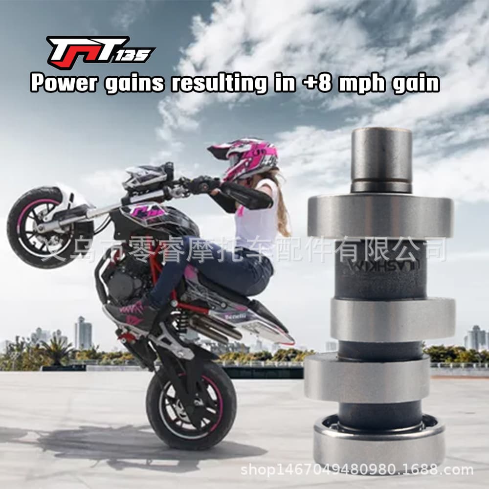 Motorcycle Camshaft Compatible with Benelli TNT125 TNT135 TNT 125 Racing Modified Camshaft
