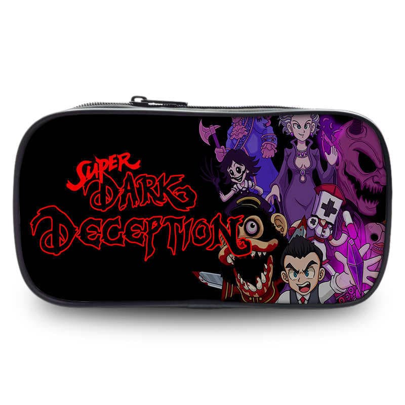 Dark Deception Pencil Case Large Capacity Student Stationery Bag Pencil Pouch Storage Case