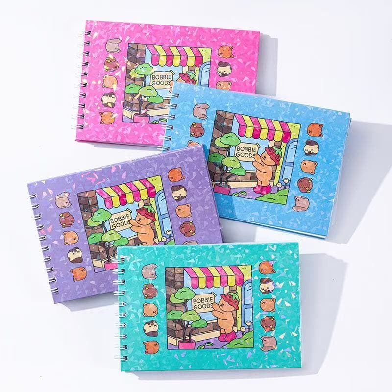 Cross-border children's painting coloring book watercolor coloring book kindergarten students hand-painted sketch portable picture book