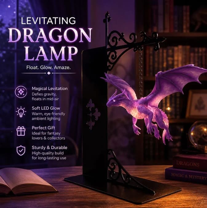 New Cross-border Product Dragon Bookshelf Lamp