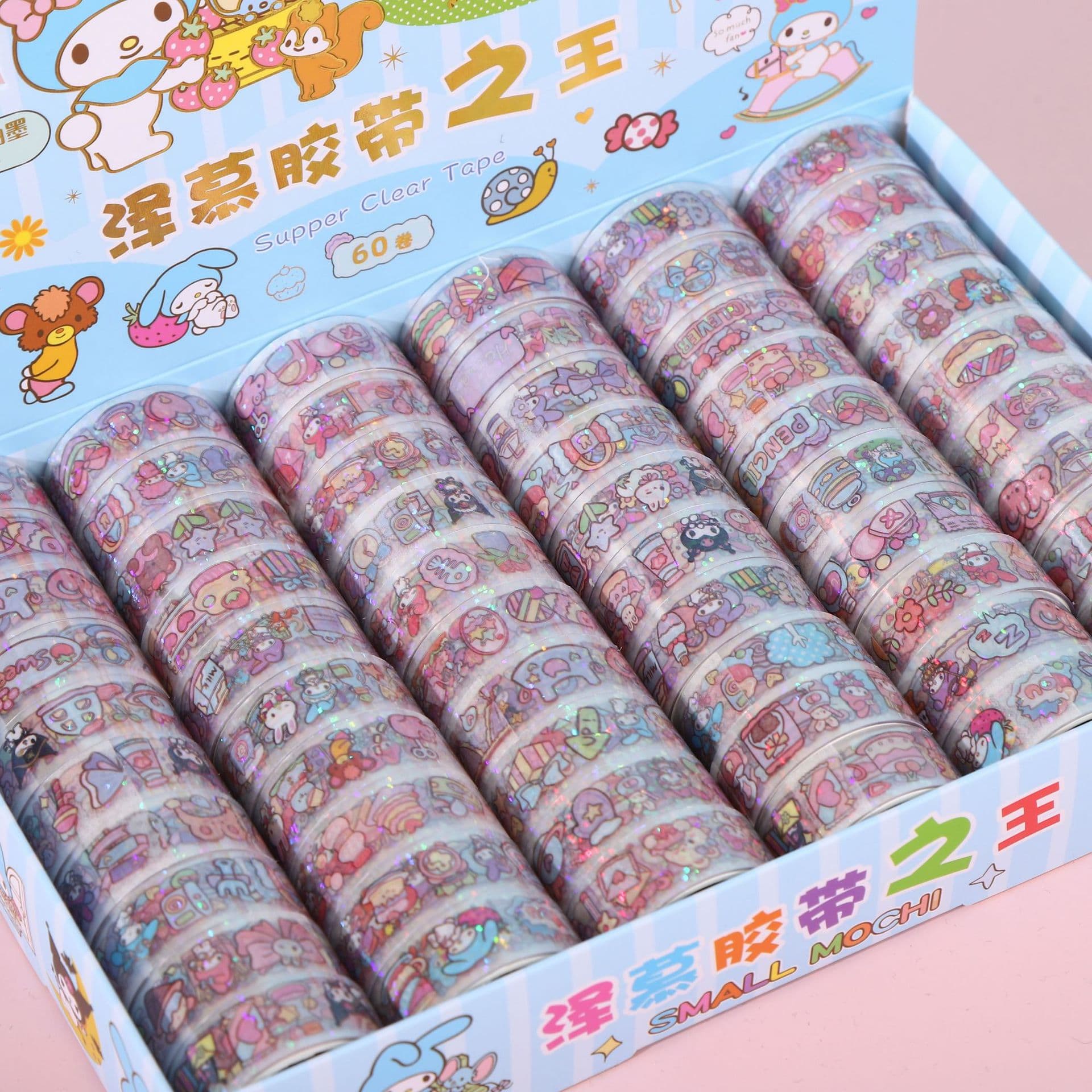 Zemu King of Tape Hot Stamping Scrapbook Tape Wholesale Student Children Cartoon Cute PET Scrapbook Sticker Tape