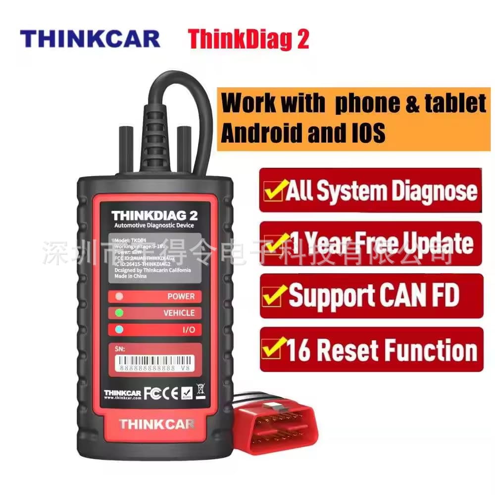 Wholesale ThinkDiag2 One-Year Free Software Car Fault Detector Supports CANFD Protocol Overseas Version