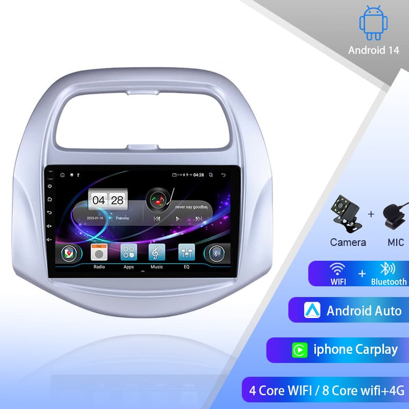 Suitable for 18 Chevrolet Spark Android large-screen central control navigation stereo GPS reversing image