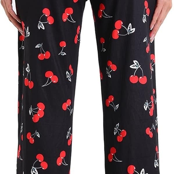 X-Image Women's Comfortable Casual Lounge Pants with Pockets and Drawstring Red Heart Apricot Source Factory Customizable