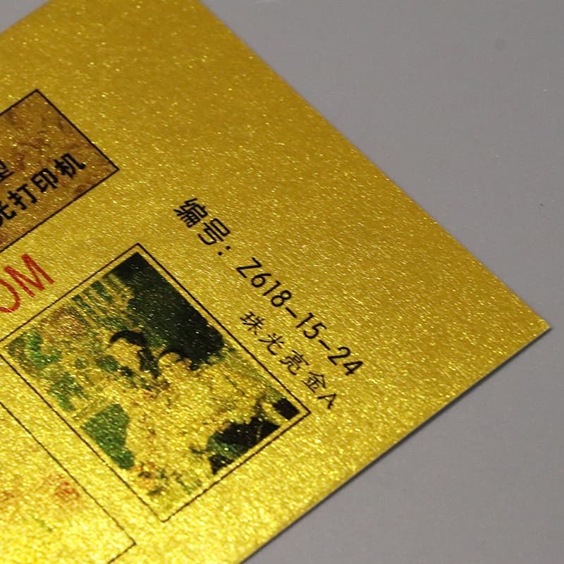 In-stock pearlescent bright gold A color inkjet pearl paper A4 inkjet printing paper business card menu photo paper wholesale