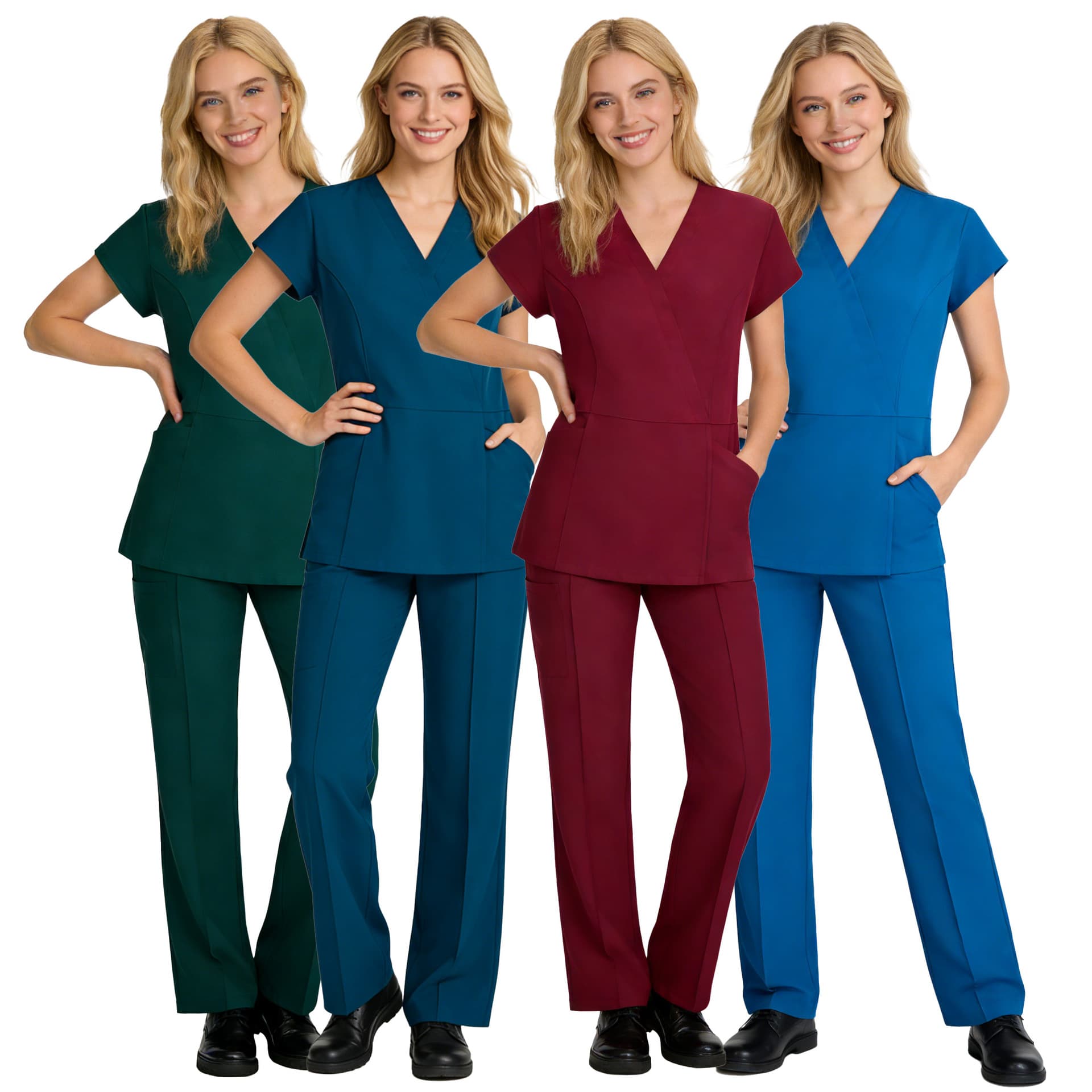 Temu Hot Selling Scrub Suit Medical Staff Quick-Dry Medical Uniform Pet Hospital Clinic Work Uniform