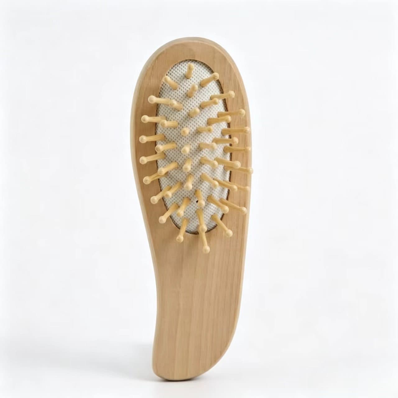 Wholesale Cross-border He Mu Massage Comb Round Bead Comb Teeth Hairdressing Comb Massage Comb Women's Portable Comb Wood Comb