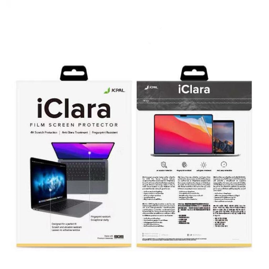 JCPal compatible with Apple Pro 13.3 screen film, Air 13.3 laptop M4 chip, Air 15 film, high-definition 16-inch M5