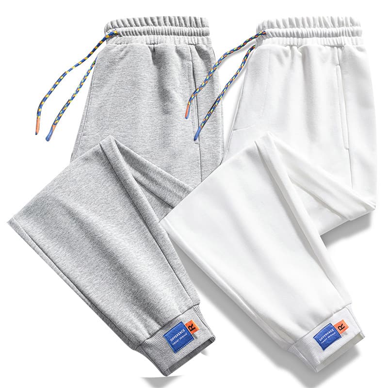 Couple Sports Casual Pants Men's Spring and Autum Youth Leggings Pants Loose Large Size Sports Pants Knitted Pants Trendy