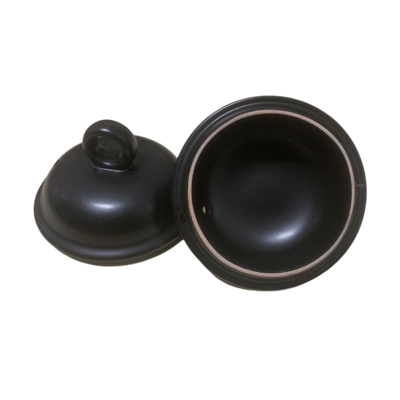 Ceramic Split Lid Casserole Pot Lid Medicine Brewing Pot Single Buckle Lid