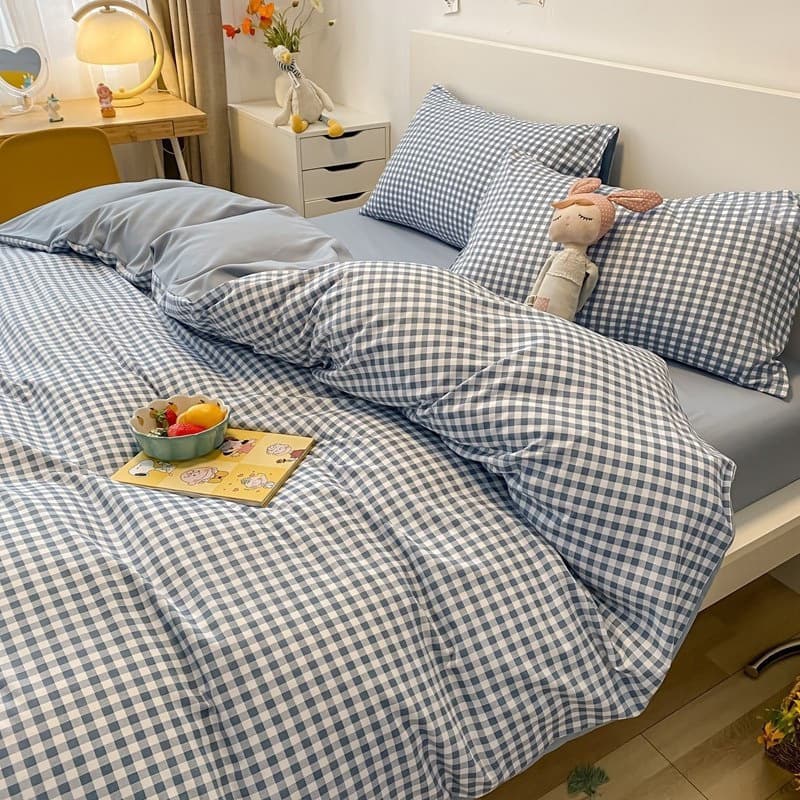 Wholesale duvet cover, single piece, cartoon dormitory printed brushed duvet cover, simple quilt, single and double household bedding, summer bedding