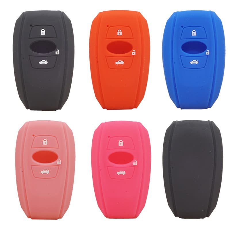Key case silicone cover for Subaru XV Forester Outback 2019 Legacy remote key fob