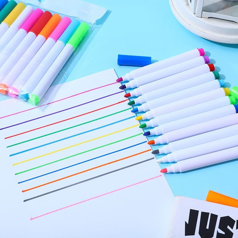 Student Highlighter Manufacturer Wholesale Office Colored Pen Key Underline Watercolor Pen LED Light Panel Pen Liquid Chalk